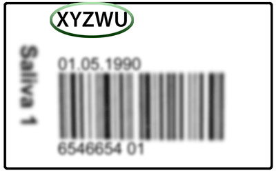 Example of the anonymous access code found inside your Persometrics shipment